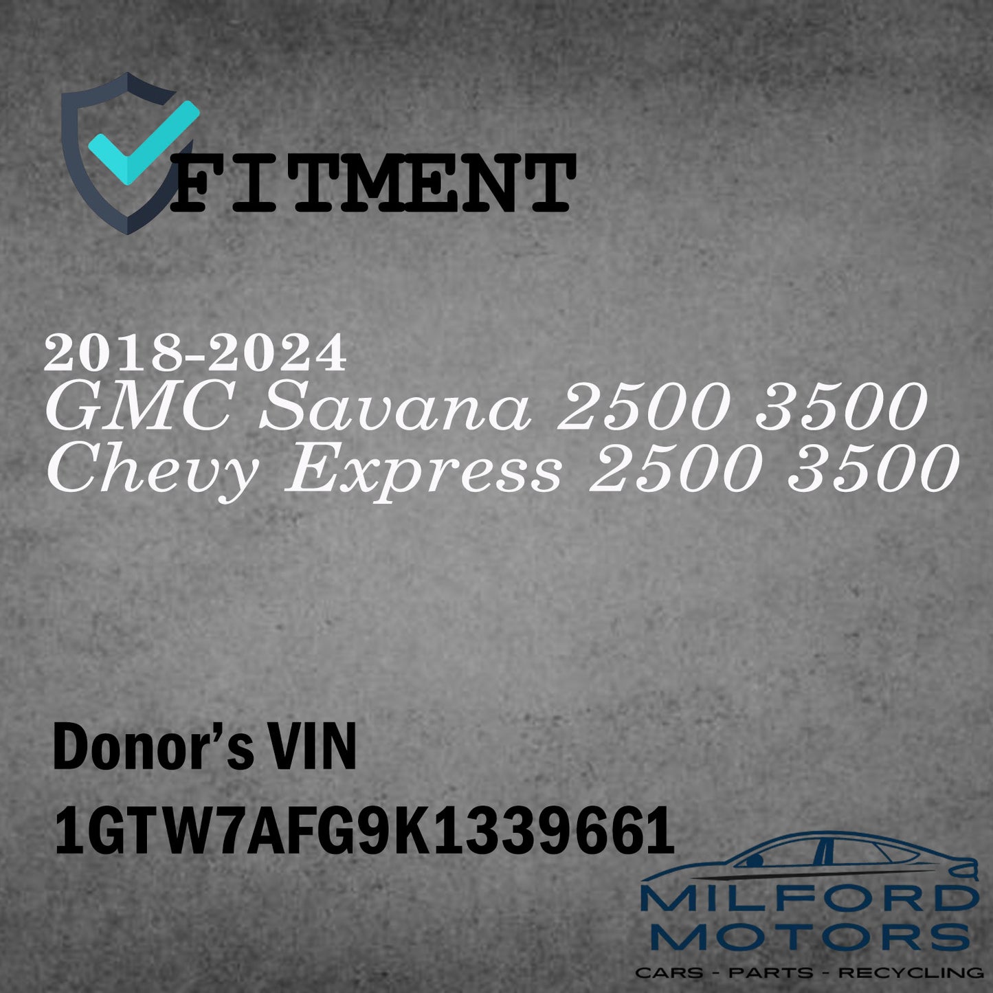 ABS Pump Anti-Lock Brake Part Assembly Fits 2018-2024 Express Savana 2500 3500