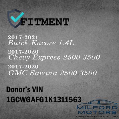 Electronic Control Module Engine/Motor Fits 2017-2021 Savana 2500 3500 Sonic