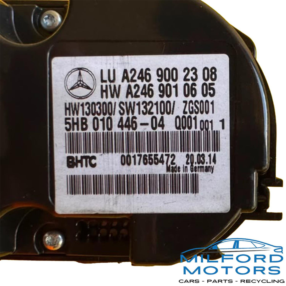 Used OEM 2014-2020 Mercedes-Benz Manual Temperature Control