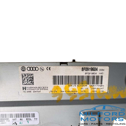 2009-2019 Audi A4 A5 Q5 Q7 USED 7" GPS Display Screen 8R0919604A OEM