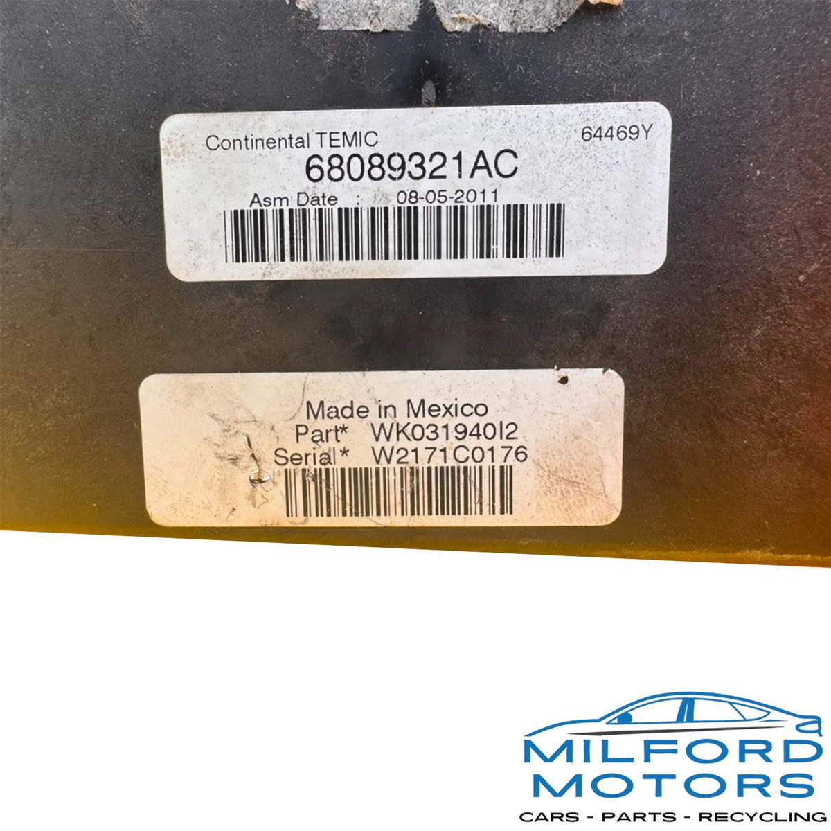 2012 Durango Grand Cherokee USED TIPM Fuse Box Power Module 68244870AA OEM