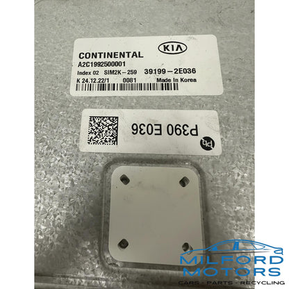 OEM 2019-2023 Kia Forte Engine Control Module ECM – 39173-2ECD0 – Used – 41,326 Miles