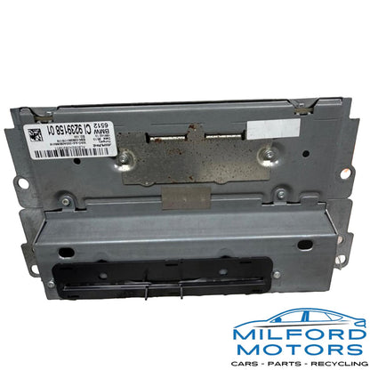 Used OEM 2010-2012 BMW AM/FM/CD Navigation Radio Receiver (2-DIN) – P/N 65129224376 – 123,000 Miles