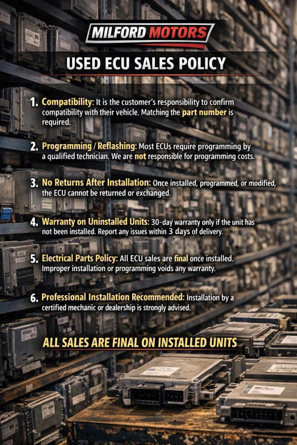 2013 Ford Fusion OEM ECM Engine Control Module 2.0L Turbo VIN 9 DS7Z-12A650-RH