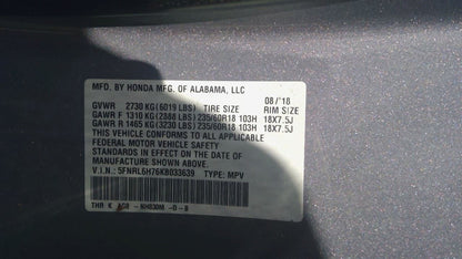2018-2025 Honda Odyssey Front Right Steering Knuckle – OEM – 128,367 Miles