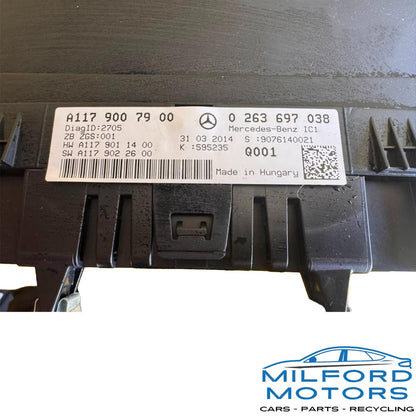Used OEM 2014-2015 Mercedes-Benz CLA250 Instrument Speedometer Head / Instrument Cluster