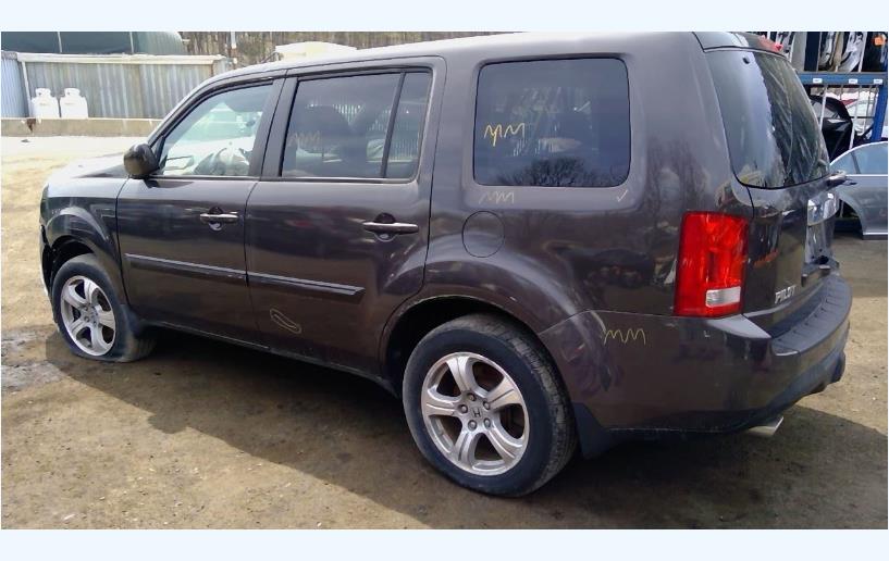 2009–2015 Honda Pilot Rear Left Driver Door Assembly — Power Window | With/Without Sunshade | 116,262 Miles