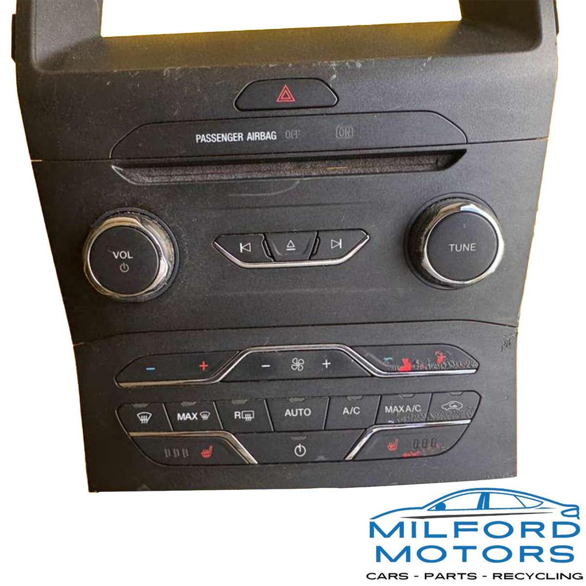 Used OEM Radio Audio & Temperature Control Panel – 2015–2018 Ford Edge – FT4T18E245