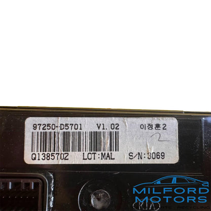 USED KIA OPTIMA 2016-2018 OEM AUTOMATIC HEATER TEMPERATURE CLIMATE CONTROL – 97250D5701WK