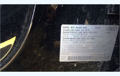 Used OEM Left Side View Mirror Power Fold Blind Spot Heated Fits 2018-2025 Audi Q5 SQ5