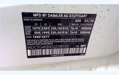 Used 2015-2020 Mercedes-Benz 7-Speed Dual Clutch Transmission (DCT) – 121,000 Miles – GLA250 FWD