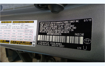 2019 Toyota C-HR Radio Audio Display Receiver OEM 86140-10010 – 66,778 Miles