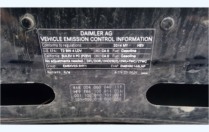 Used 2014-2015 Mercedes-Benz 7-Speed Automatic Transmission – 724.206 Type – E400 W212