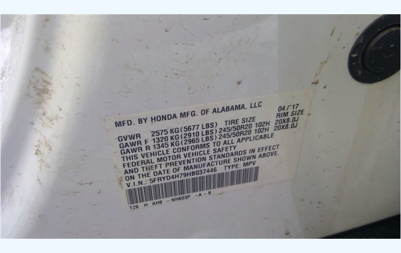2017 Acura MDX Engine Control Module (ECM)  – 74,325 Miles