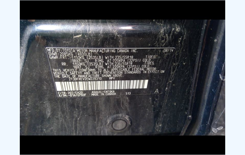 Used Throttle Body Assembly – 2009-2019 Toyota / Scion 2.5L & 2.7L – OEM – Part 22030-0V010
