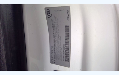 Used OEM 8-Speed Automatic Transmission Quattro – 110,748 Miles – Audi A5 2.0L AWD 2014-2017