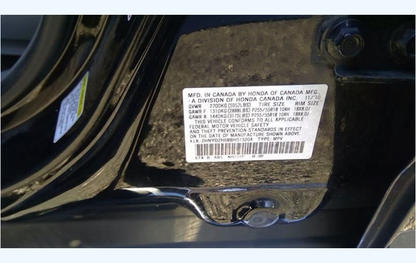 Used OEM Left Quarter Panel Tail Light Assembly – 2010–2013 Acura MDX