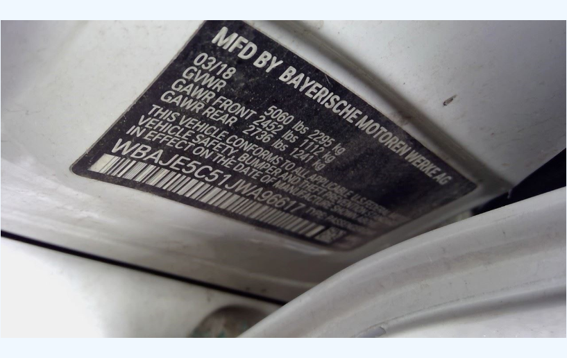 Used ZF GA8HP50Z 8-Speed Automatic Transmission – 46,278 Miles –2017-2019 BMW 540i & 740i RWD