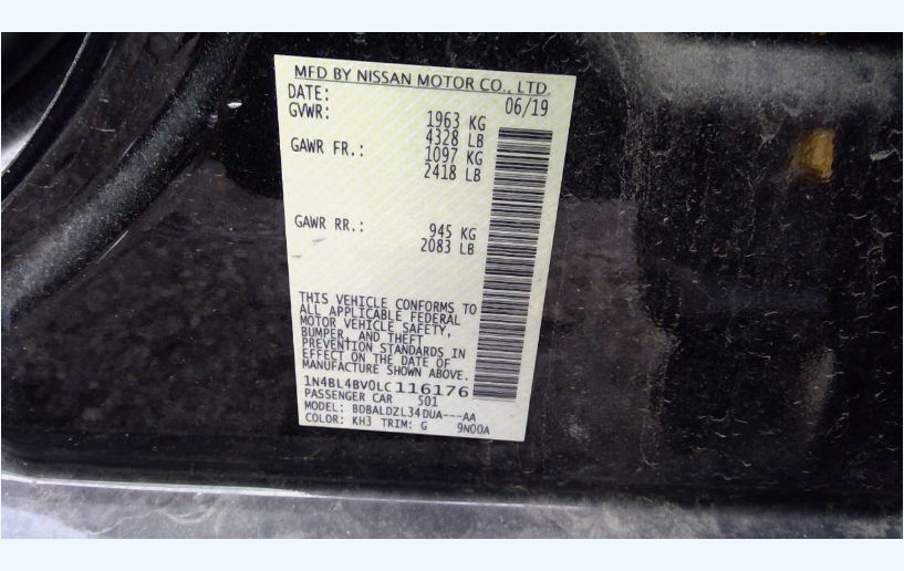 Used CVT Automatic Transmission – 2019-2025 Nissan Altima 2.5L FWD – 34,843 Miles