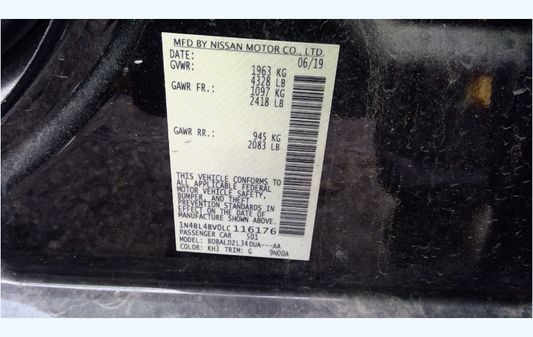 Used CVT Automatic Transmission – 2019-2025 Nissan Altima 2.5L FWD – 34,843 Miles