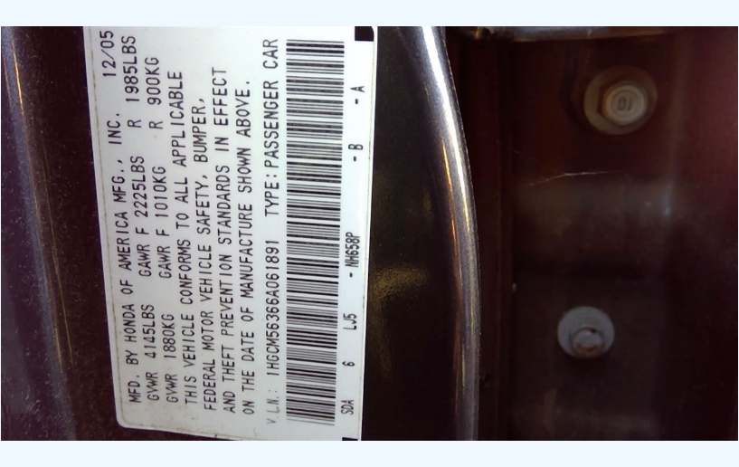 Used 2006-2007 Honda Accord 5-Speed Automatic Transmission – 211,000 Miles – 2.4L (US Built)