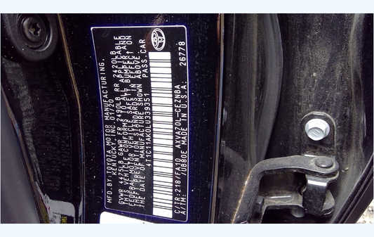 Used 2018-2021 Toyota/Lexus 2.5L A25A-FKS Engine – 102,790 Miles