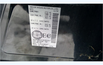 Used Infiniti QX60 / Nissan Pathfinder 3.5L VQ35DE V6 Engine – 118,235 Miles