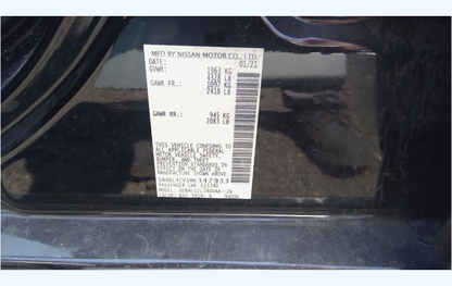 Used 2019–2025 Nissan Altima 2.5L PR25DD Engine (VIN B) – 135,683 Miles