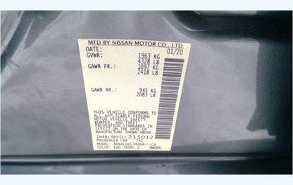 OEM 2020 Nissan Altima Instrument Cluster Speedometer MPH 248106CA1A - 72,191 Miles