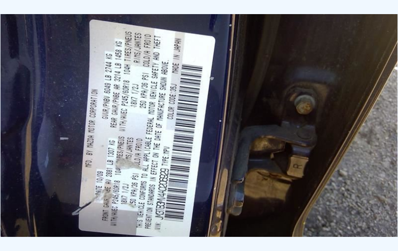 Used OEM Throttle Body Assembly – Mazda 2009-2015 3.7L