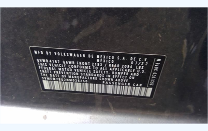 Used Automatic Transmission – 15,084 – Miles 2022-2024 Volkswagen Jetta &  Taos FWD