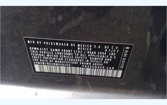 Used Automatic Transmission – 15,084 – Miles 2022-2024 Volkswagen Jetta &  Taos FWD