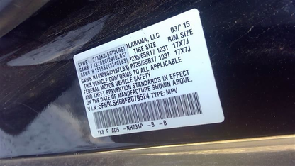 OEM Used Instrument Cluster Speedometer – Honda Odyssey EX-L – MPH – Part # 78100-TK8-A71