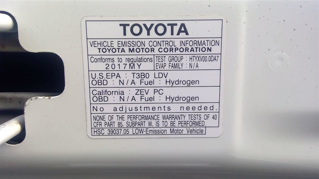 Used OEM Instrument Speedometer Head Cluster – 64,545 Miles – 2017 Toyota Mirai (MPH)