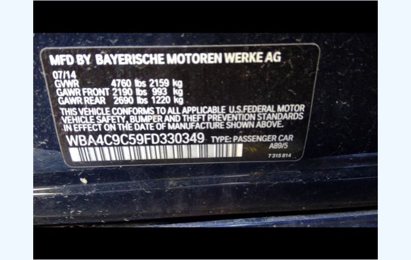 Used 2014-2018  BMW 8-Speed Automatic AWD Transmission (GA8HP45Z) – 93,201 Miles