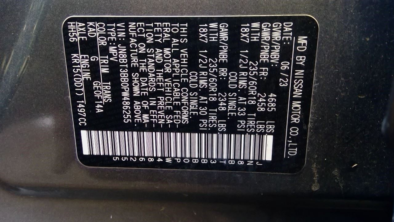 Used 2023 Nissan Rogue AWD 1.5L Xtronic CVT Transmission OEM 31020X274D - 60,011 Miles