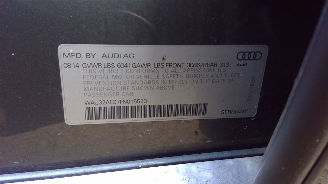 OEM Used Instrument Cluster Speedometer – 154,000 Miles – 2015 Audi A8 MPH – ID 4H0920820N