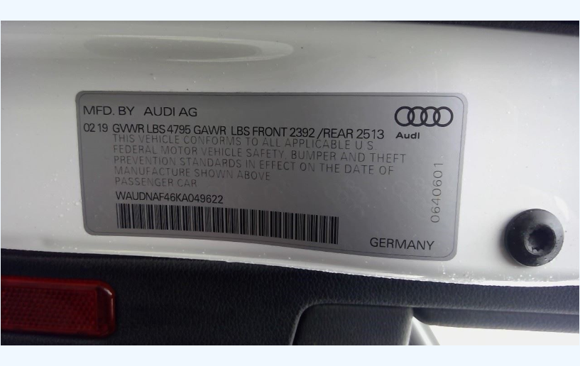 Used 2019 Audi A4 Quattro & 2019-2020 Audi A5 7-Speed Automatic Transmission – 98,187 Miles