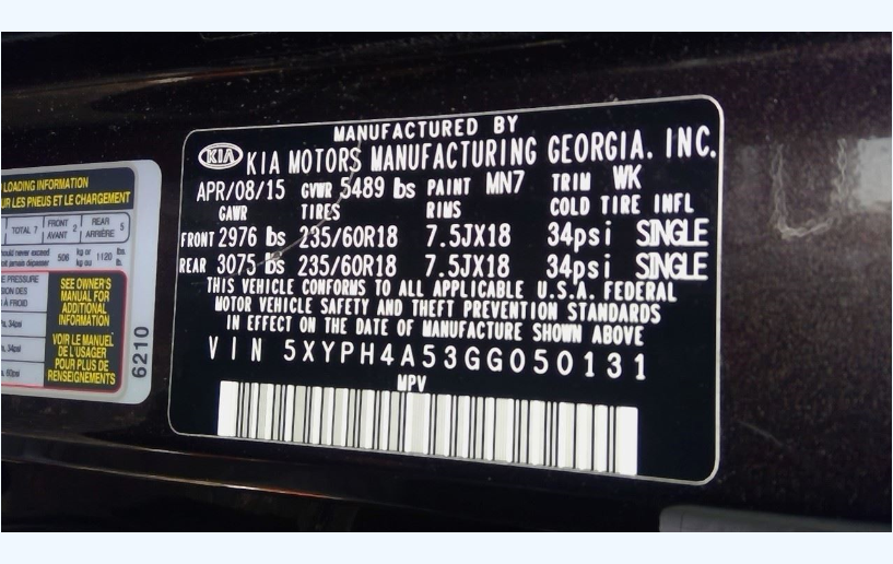 Used 2016-2018 Kia Sorento 3.3L FWD Automatic Transmission – 90,784 Miles