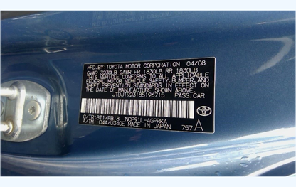 Used 2006-2012 Toyota Yaris – U340E 4-Speed Automatic Automatic Transmission – 245,438 Miles