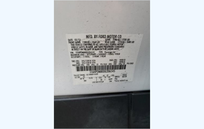 2013-2019 Ford Taurus Police Interceptor Left Quarter Panel Tail Light OEM DG1Z-13405-H / DG1Z-13405-BB Used