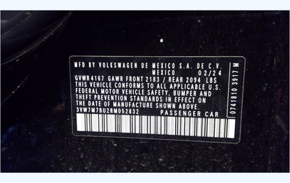 Used Engine – 2022–2024 Volkswagen 1.5L Turbo DNKA – 5,349 Miles
