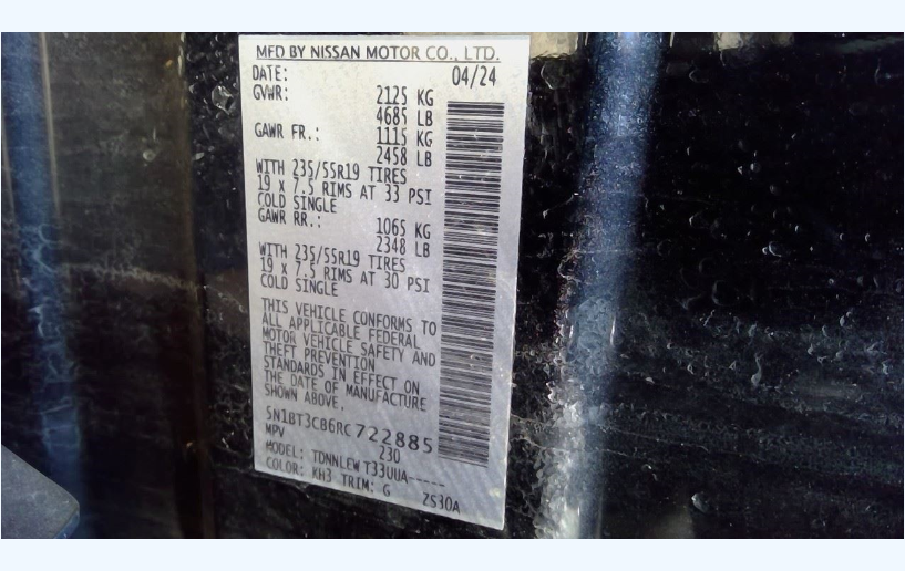 Used OEM Xtronic CVT AWD Transmission – 35,282 Miles – Nissan Rogue AWD 2024-2025 (U.S. Built)