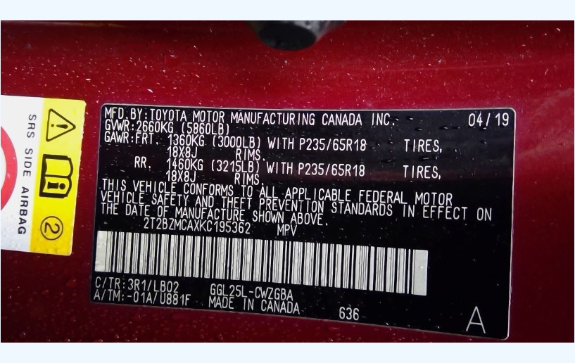Used 2016-2022 Lexus RX350 & RX350L AWD – U881F 8-Speed Automatic Transmission – 99,529 Miles