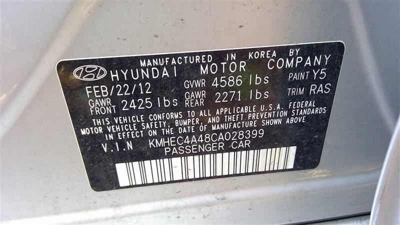 2011-2015 Hyundai Sonata Hybrid Instrument Cluster Speedometer OEM – 109,214 Miles