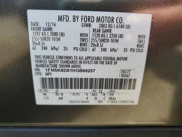 Used OEM Instrument Cluster Assembly Fits 2017 Ford Explorer XLT 3.5L– 50,525 Miles