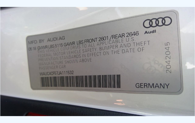 Used 2018 Audi S4 & 2018-2020 Audi S5 8-Speed Automatic Transmission – 83,665 Miles