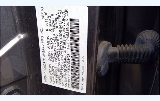 Used 2017–2020 Acura TLX 2.4L K24W7 Engine – 79,000 Miles