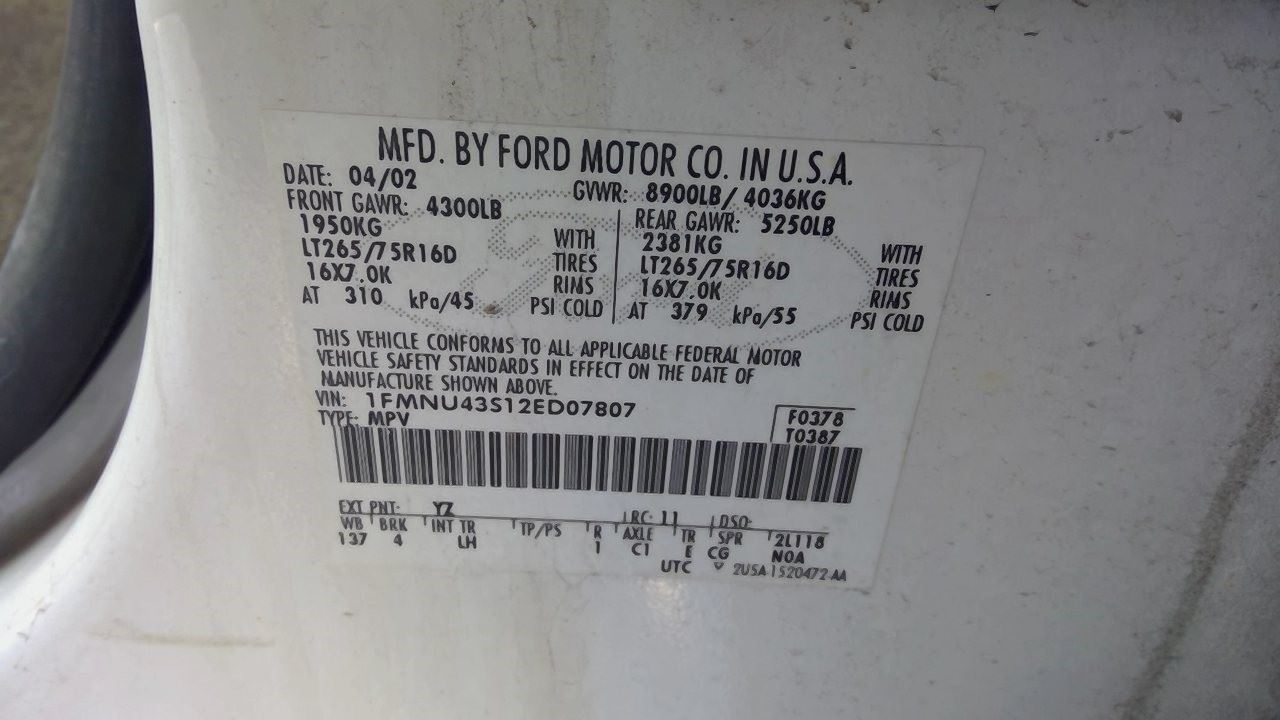 Used 2001-2005 Ford Excursion / F250 / F350 / F450 / F550 6.8L 4x4 4R100 Automatic Transmission OEM 1C3P-DC - 198,765 Miles (w/ & w/o PTO Available)