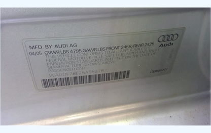 OEM Right Passenger Side Outer Tail Light Lamp Audi A4 S4 RS4 2005-2008 8E5945096A